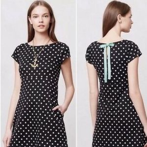 Anthropologie polka dot dress -Small